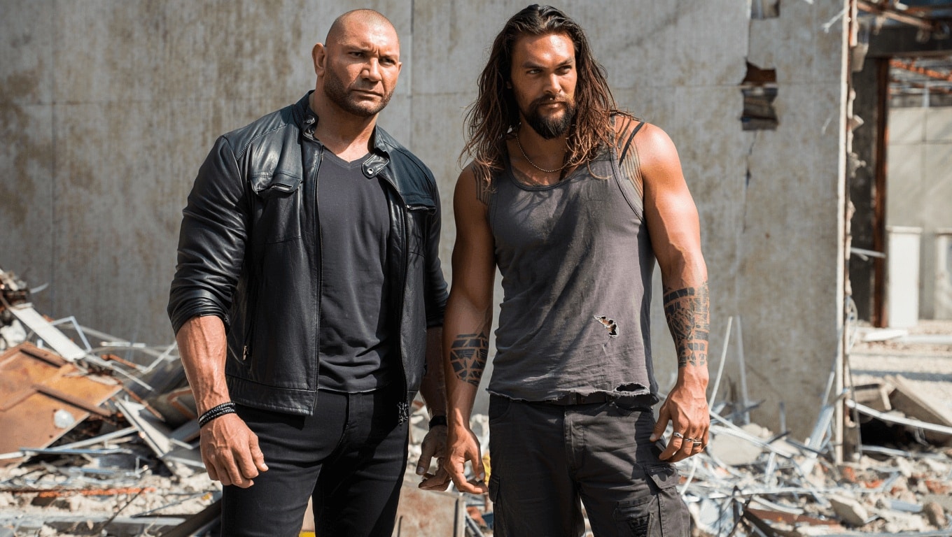 Fratelli Demolitori, recensione: Dave Bautista, Jason Momoa e un action a tutto gas