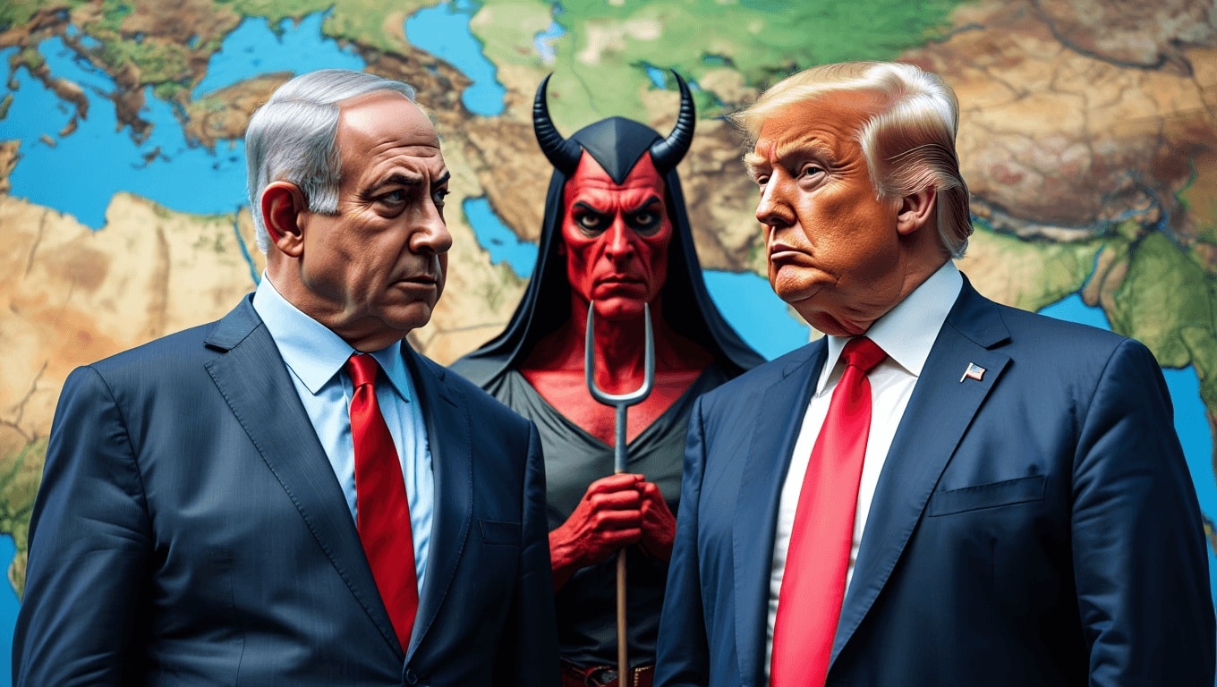 Iran risponde al fuoco "social"? Diffuso un video in stile The Lego Movie con Trump, Netanyahu e Satana