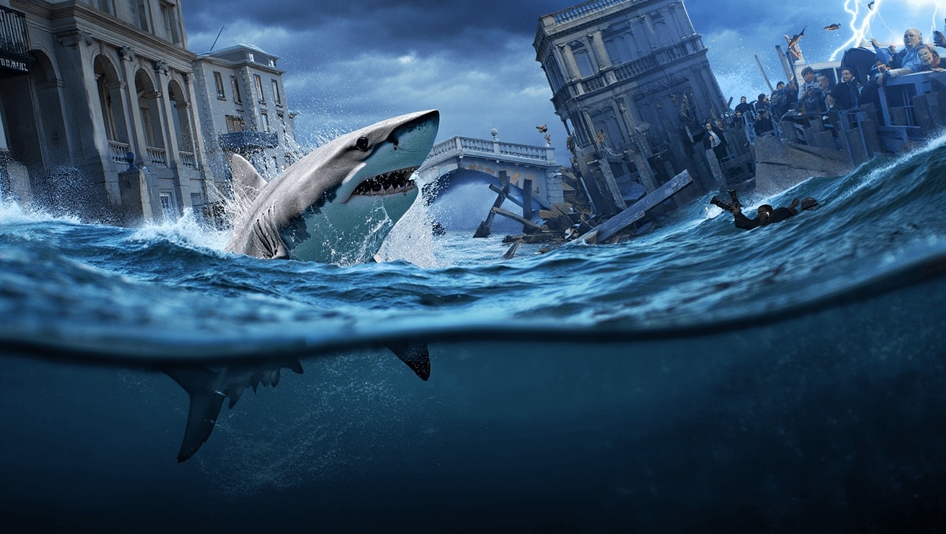 Sharknado incontra Bridgerton: primo sguardo al disaster horror Thrash, in arrivo su Netflix