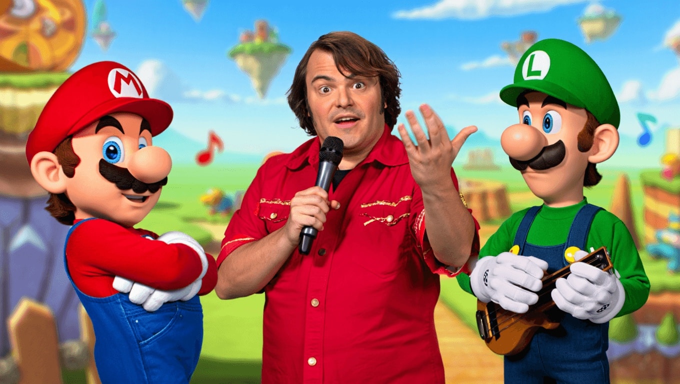 Super Mario Galaxy: Jack Black presenta una nuova canzone con l'aiuto del cast