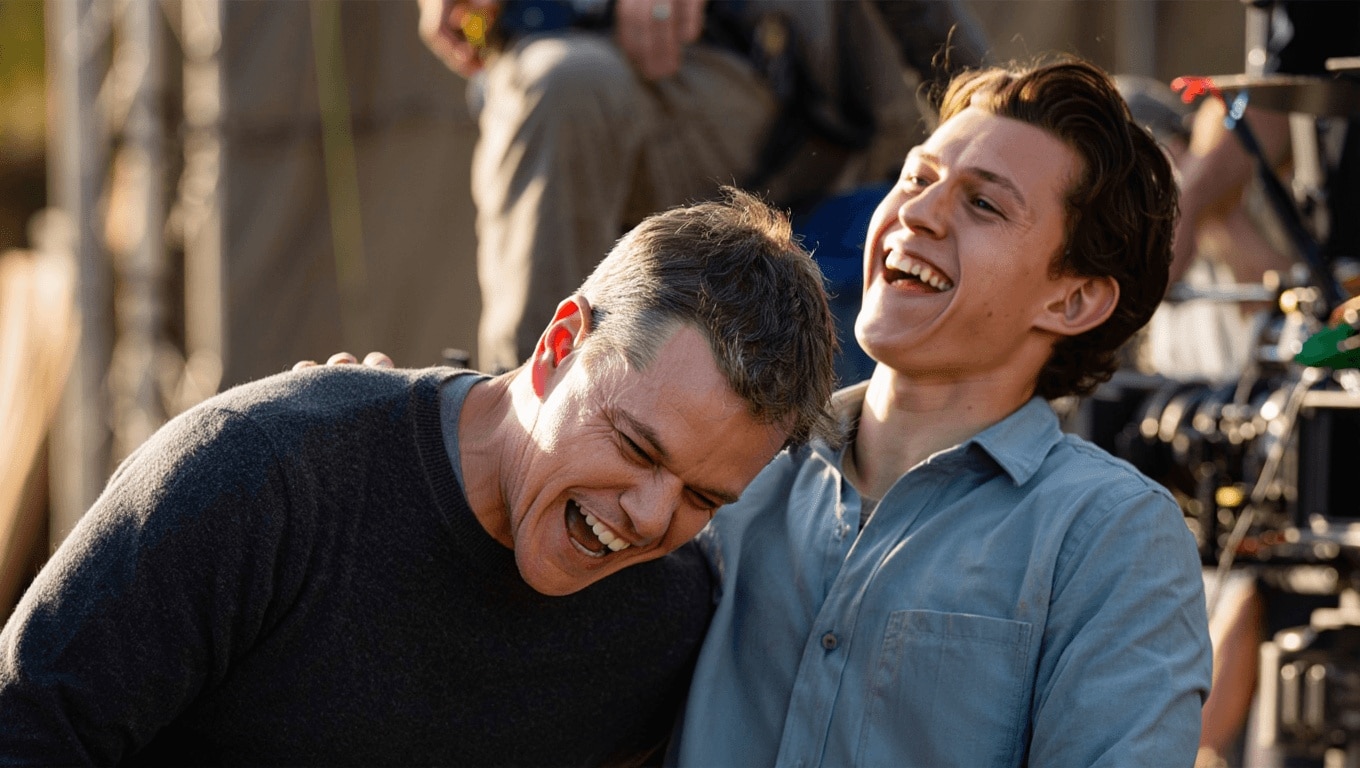 Odissea, l'esilarante malinteso che ha fatto piegare in due dalle risate Matt Damon e Tom Holland sul set