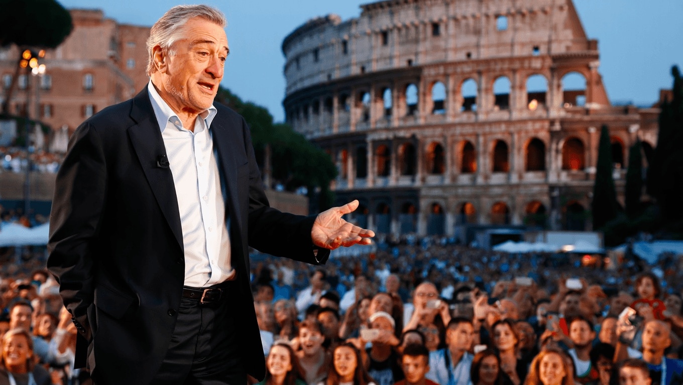 Robert De Niro al Cinema in Piazza è solamente amore
