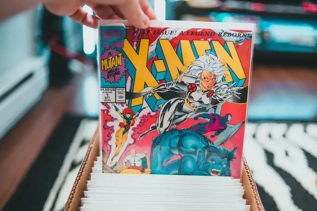 Copertina vintage dei fumetti X-Men degli anni Sessanta con Jean Grey